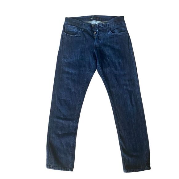 3x1 NYC Mid Rise Straight Leg Button Fly Jeans in Dark Wash. Size 29. - Picture 2 of 8